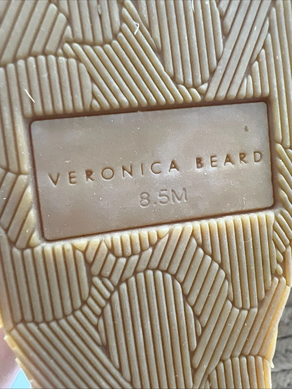 Veronica Beard Women’s Suede Espadrille Wedge Slide Sandals Beige Tan Size 8.5M